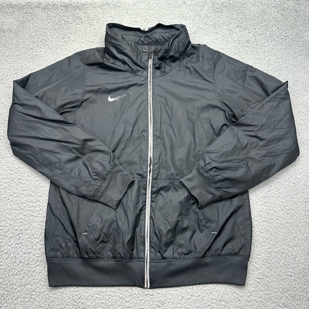 Nike‎ Storm-Fit 378278-010 Women’s Size Large Black Windbreaker Athletic Jacket